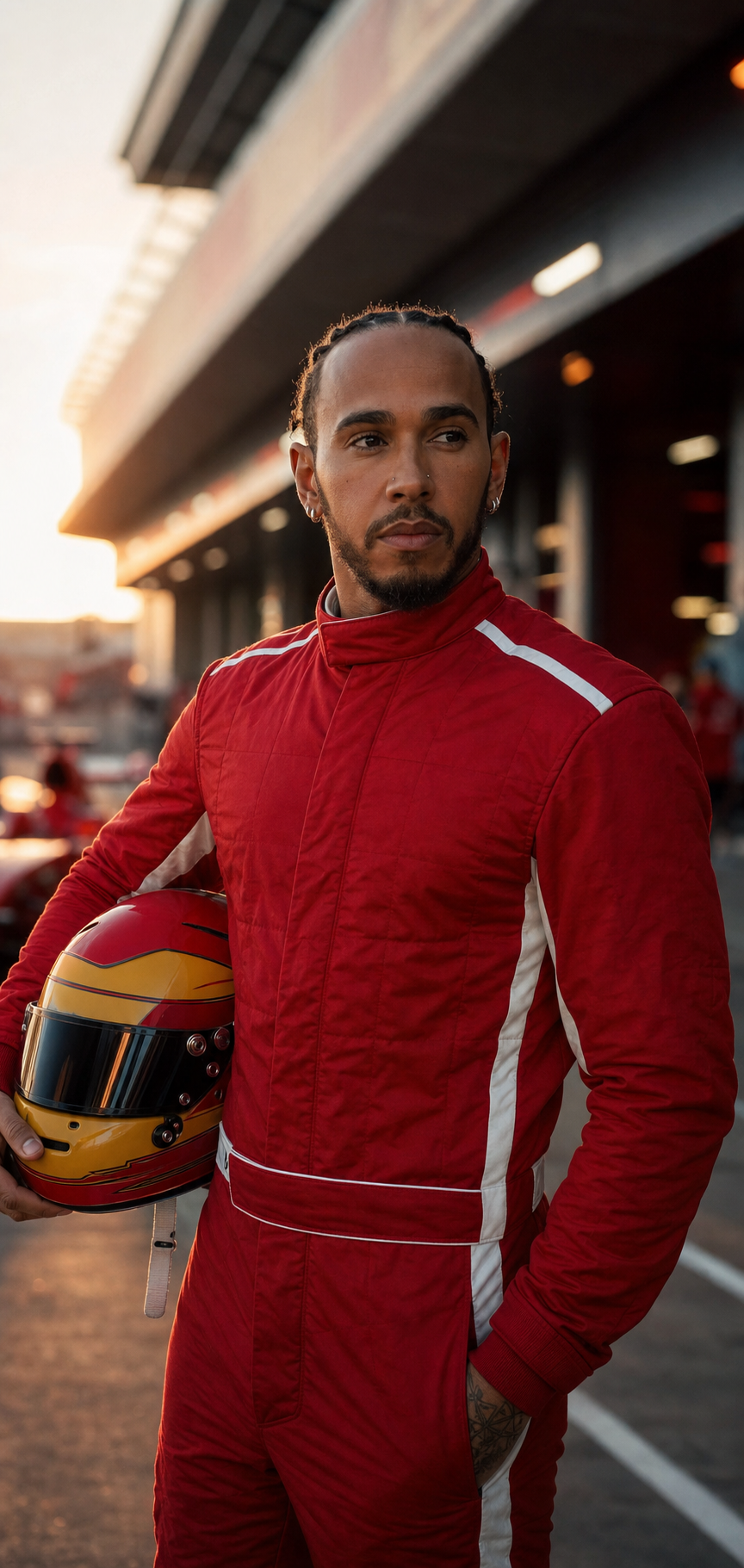 Lewis Hamilton portrait